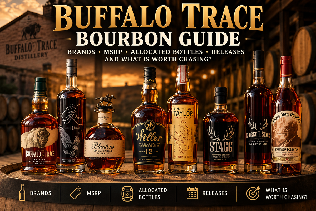 Buffalo Trace Bourbon Guide: Brands, MSRP, Allocated Bottles, Releases, and What Is Worth Chasing?