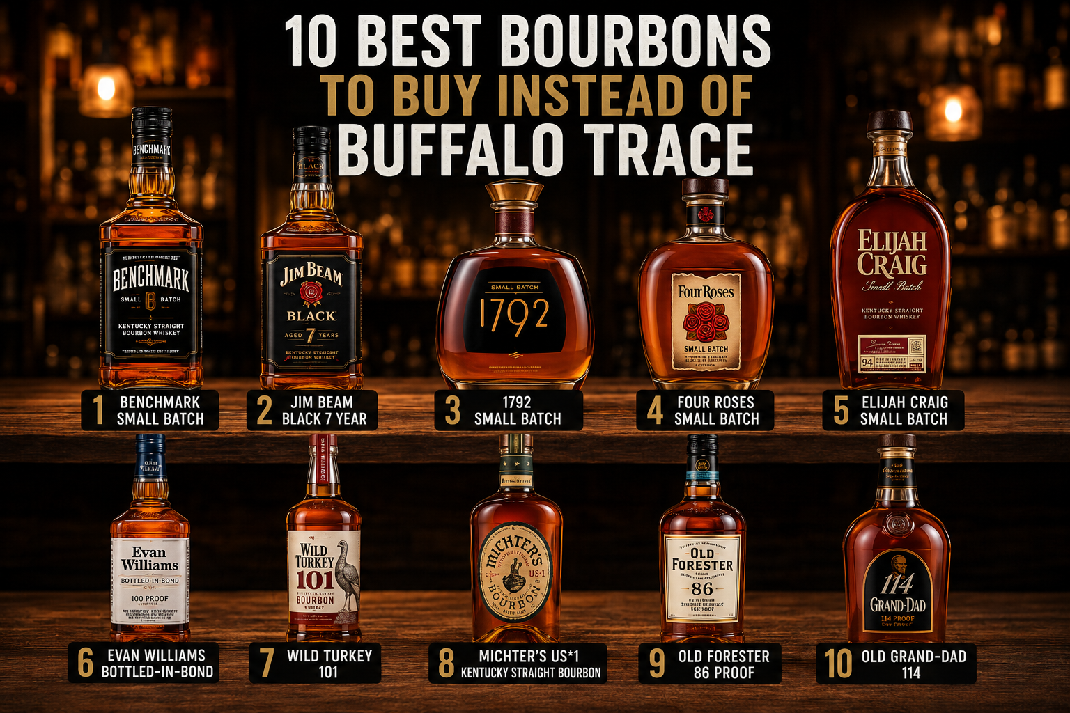 Buffalo Trace Alternatives: Best Bourbons to Buy When You Can’t Find Buffalo Trace