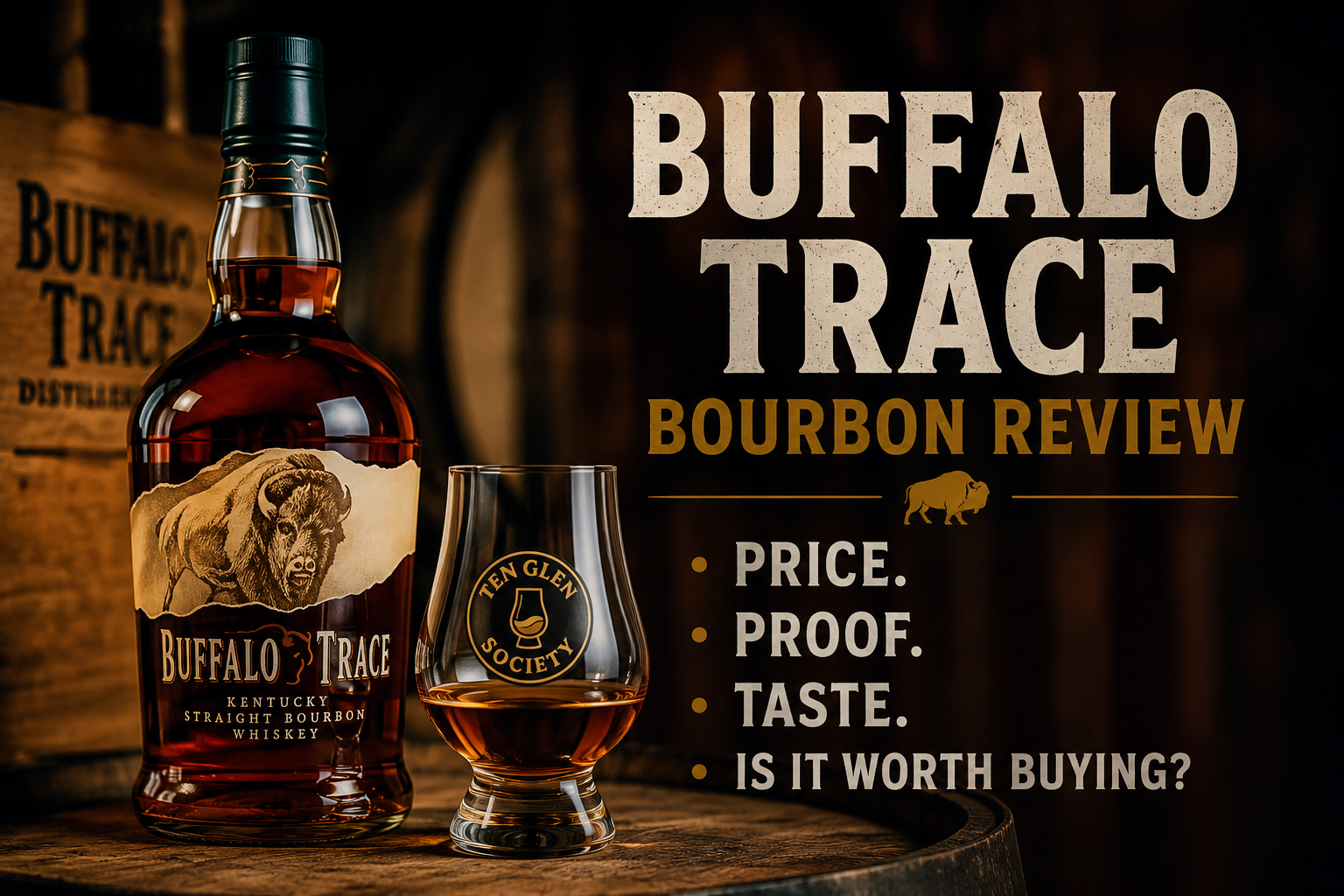 Buffalo Trace Bourbon Review: Price, Proof, Taste, and Is It Worth Buying?