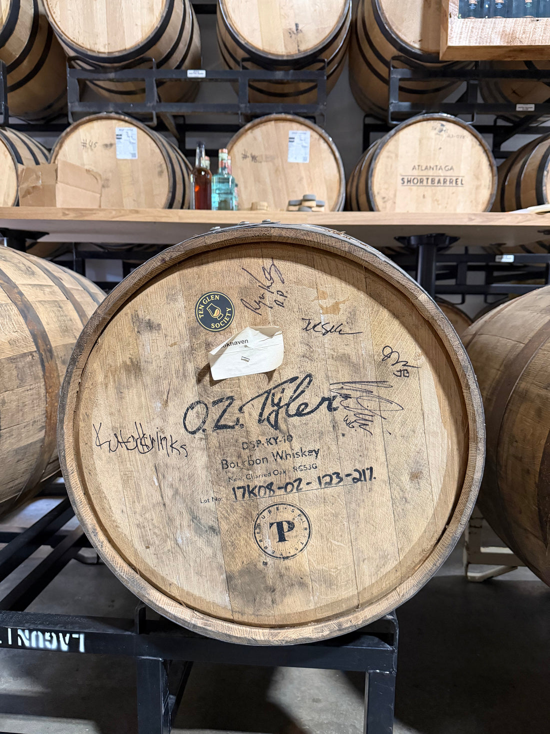 Ten Glen Society's Short Barrel Pick: An OZ Tyler 8-Year Vanilla Bomb at 135.7 Proof