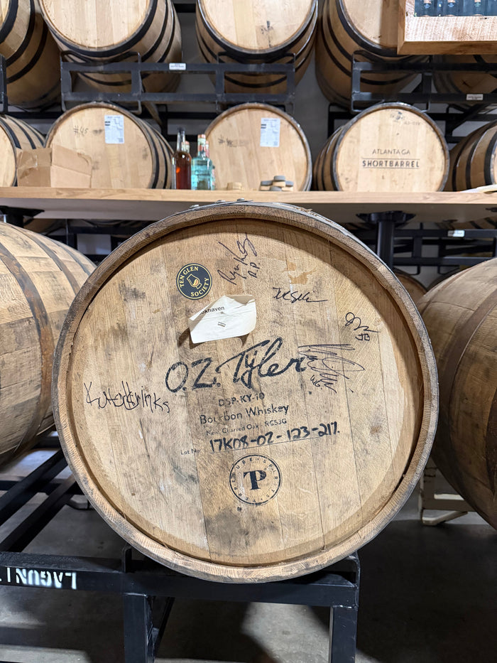 Ten Glen Society's Short Barrel Pick: An OZ Tyler 8-Year Vanilla Bomb at 135.7 Proof