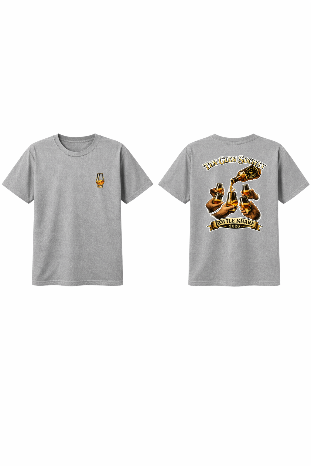 Ten Glen Society Bottle Share Commemorative Short Sleeve Tee